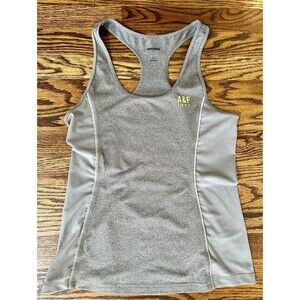Abercrombie Fitch Womens Size S Small Gray‎ Workout Tank Top Mesh Sides EUC